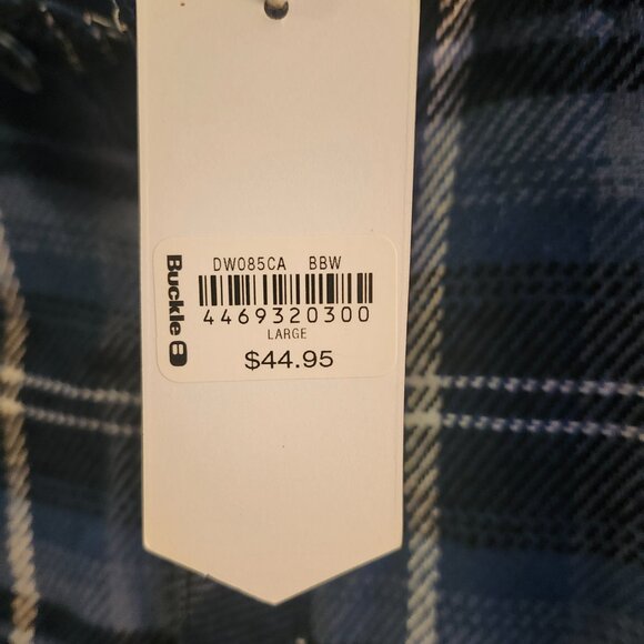 Buckle Men's Flannel Shirt / Brand New / Size Large - Picture 4 of 5